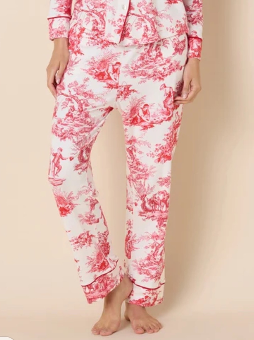 The Cats Pajamas Idle Hours Pima Knit Pajama Pants Women’s Medium